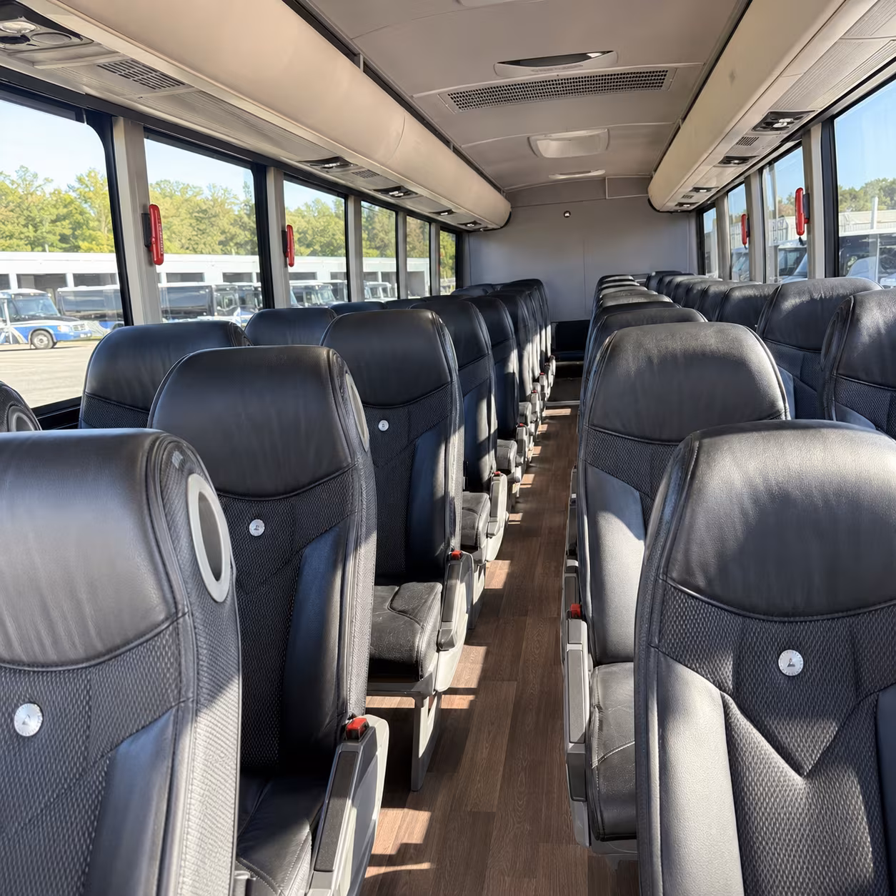 lexington charter bus interior