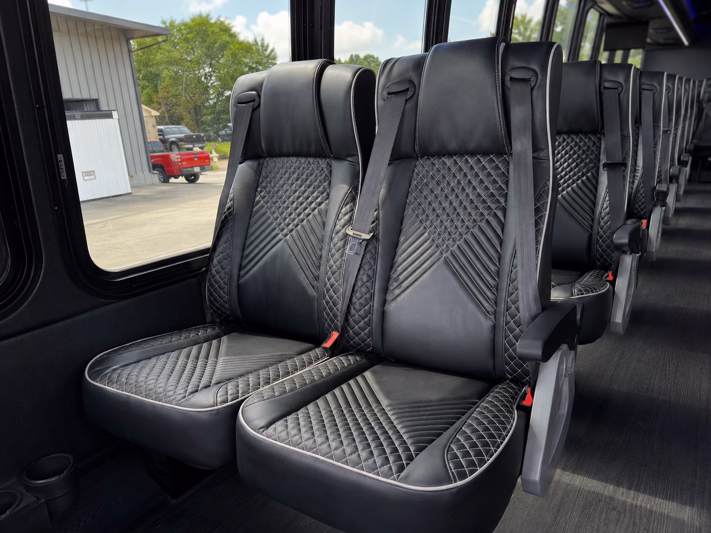 lexington charter bus services interior